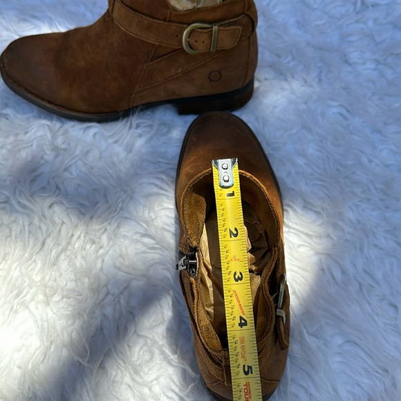 Born Distressed Chestnut Brown Suede Boots, Size 7.5 - Picture 13 of 16